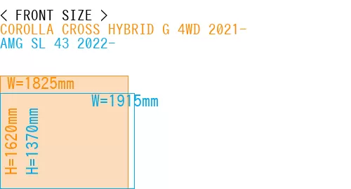 #COROLLA CROSS HYBRID G 4WD 2021- + AMG SL 43 2022-